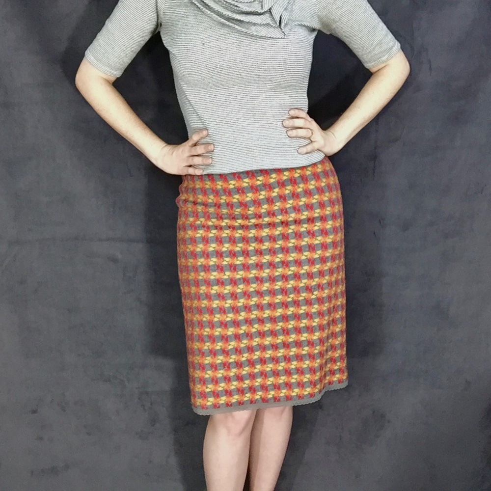 J.mcLaughlin Woven Pencil Skirt